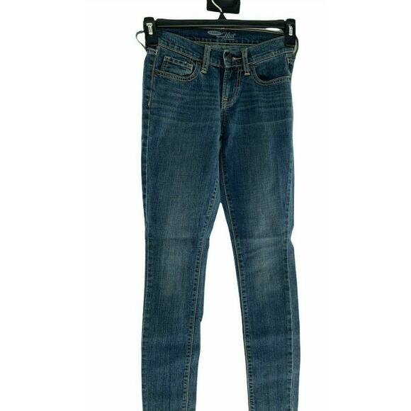 Old Navy Women's The Flirt Blue Regular Fit Medium Wash Skinny Leg Jeans Size 00 - Picture 3 of 6